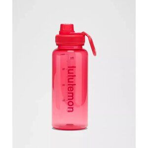 Lululemon Back to Life Clear Bottle 32oz BPA-Free Hot Heat Lightweight & Durable